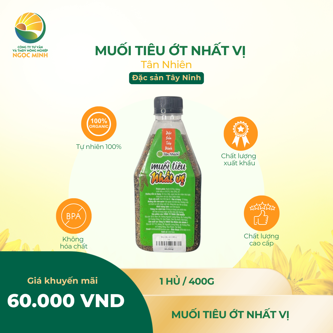  Muối tiêu ớt nhất vị 