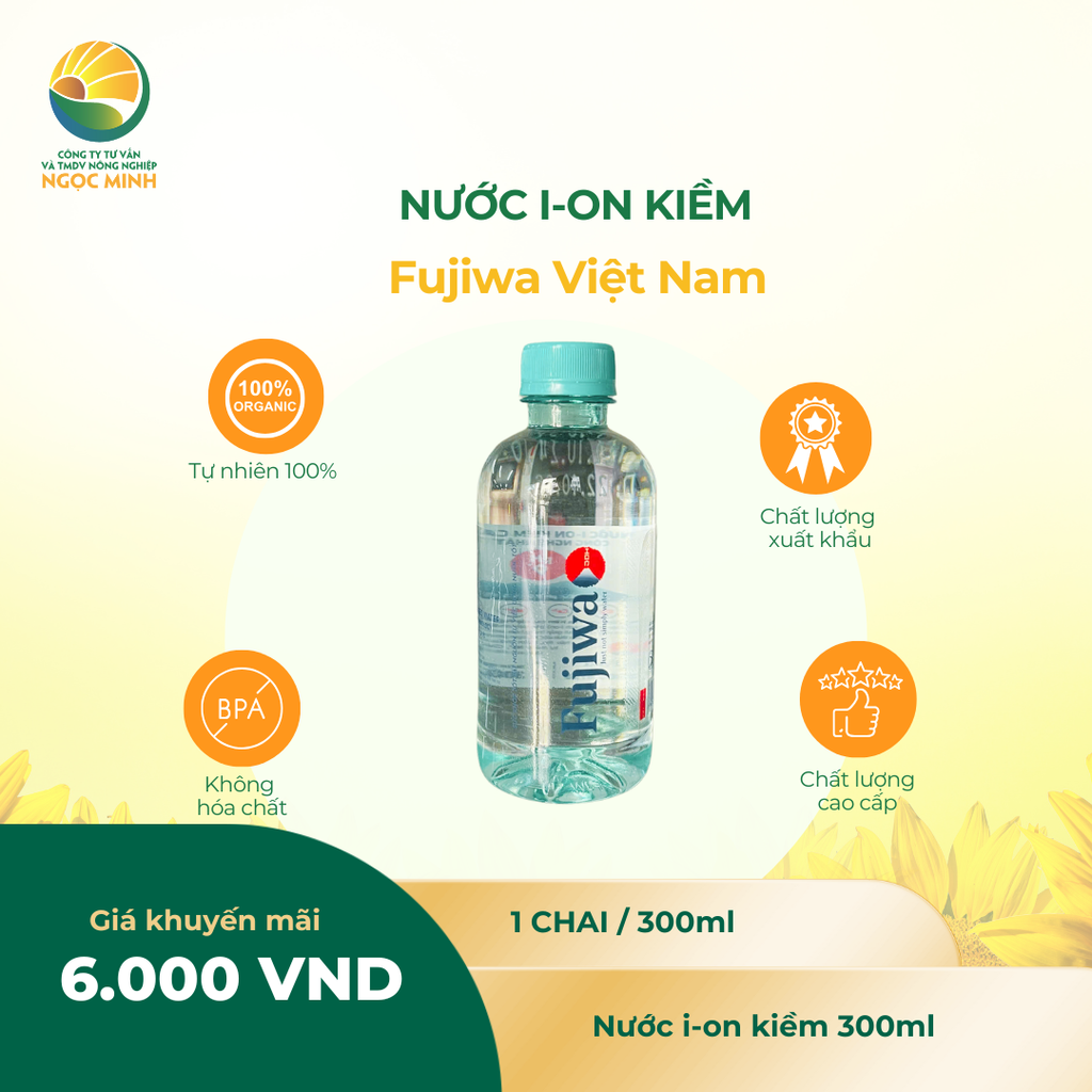  Nước i-on kiềm Fujiwa 300ml 