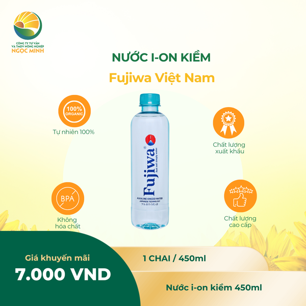  Nước i-on kiềm Fujiwa 450ml 
