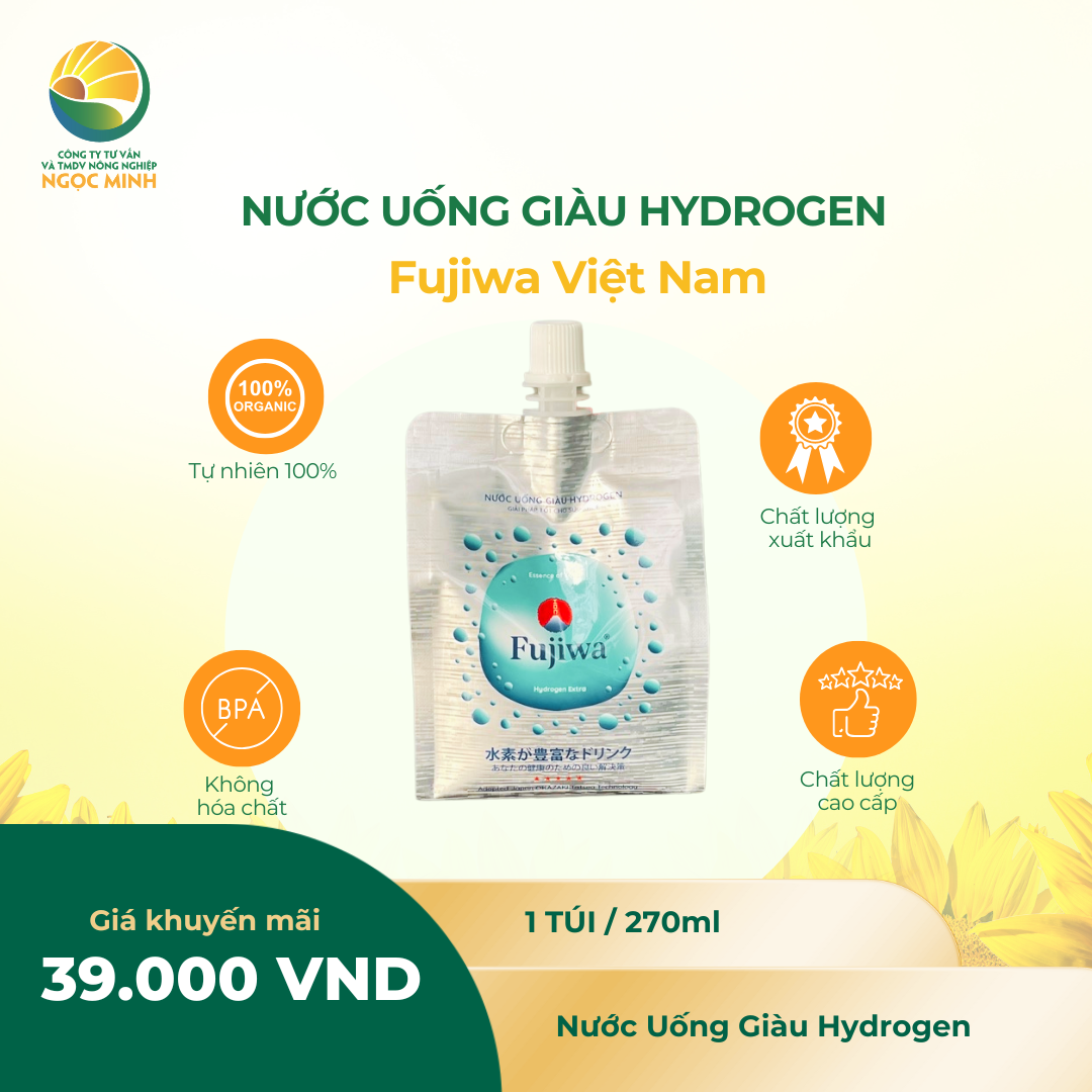  Nước uống Giàu Hydrogen Fujiwa 270ml 