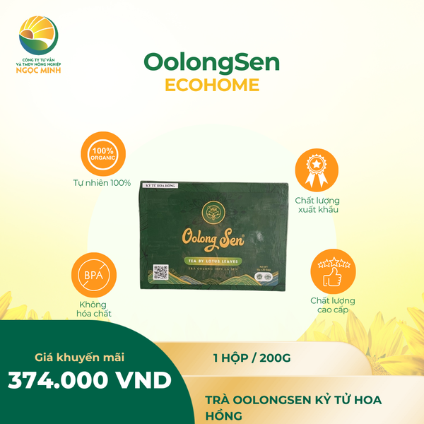  Trà OolongSen - Kỷ tử Hoa hồng (hộp 200g) 