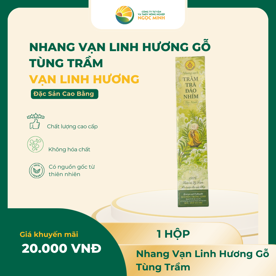  Nhang Vạn Linh Hương Gỗ tùng trầm (cây tùng + trầm) 