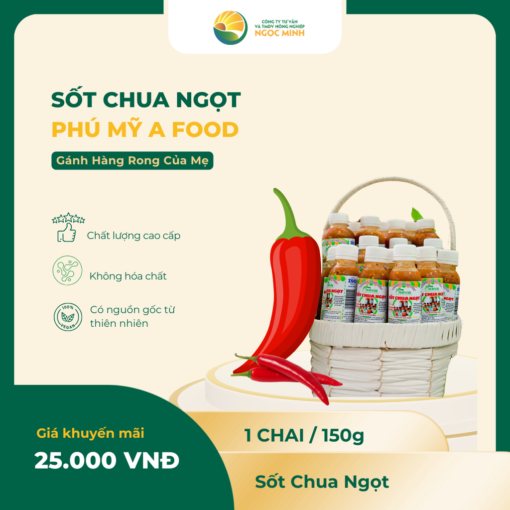  Sốt chua ngọt Gánh Hàng Rong Của Mẹ 150g 