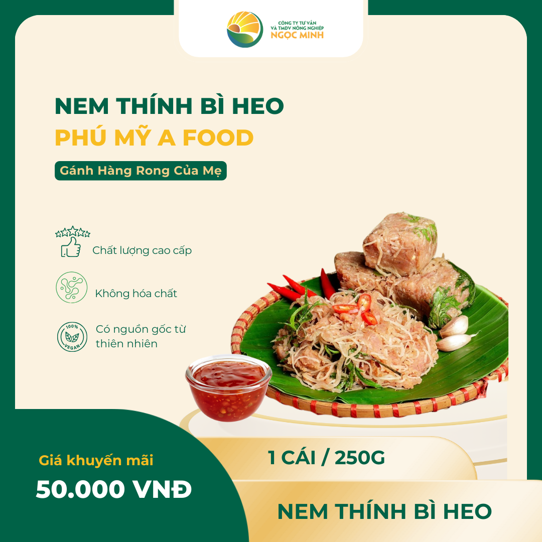  Nem thính AFood bì heo 250g 