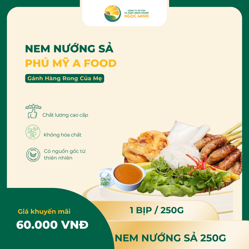  Nem nướng sả AFood 250g 