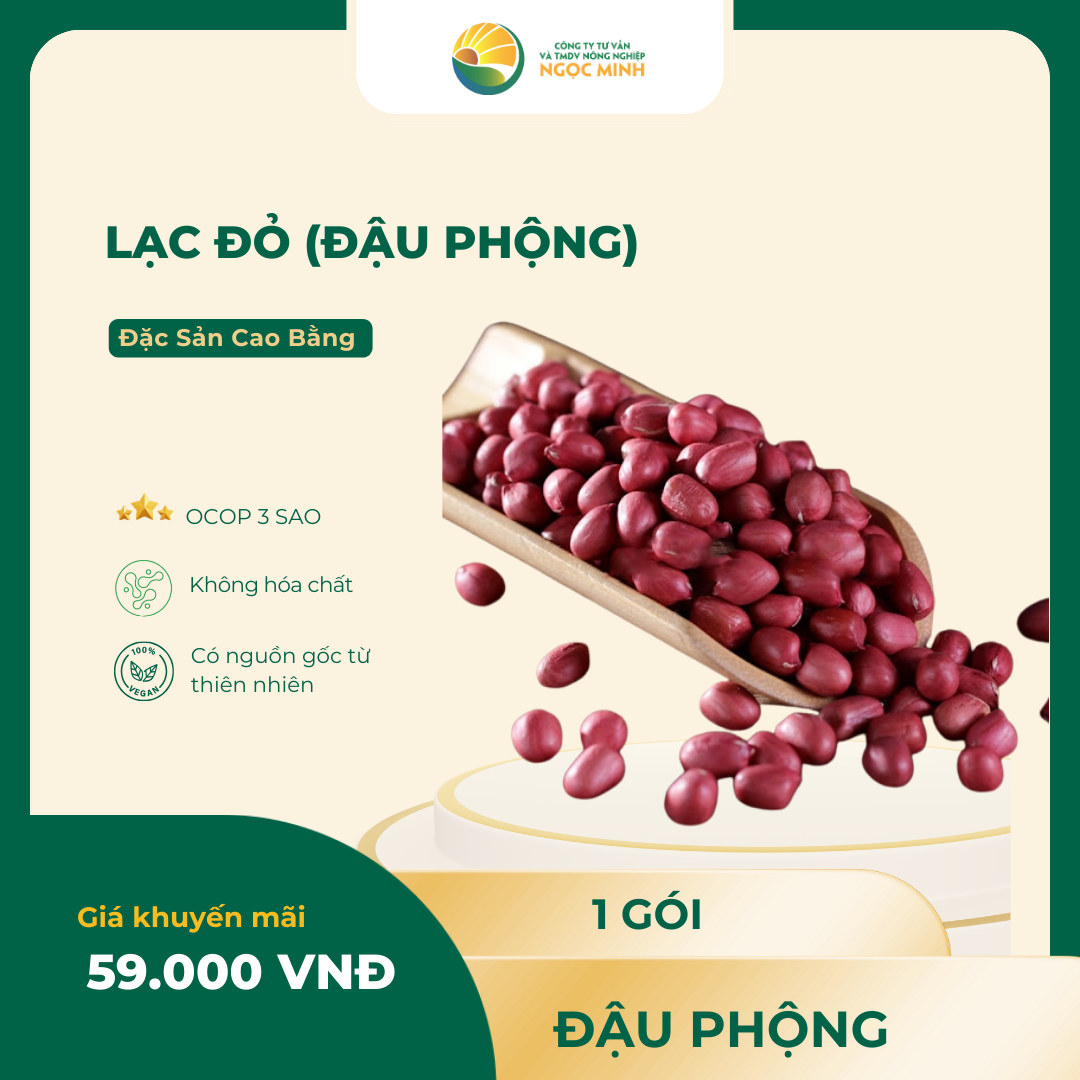  Lạc đỏ  (đậu phộng) 