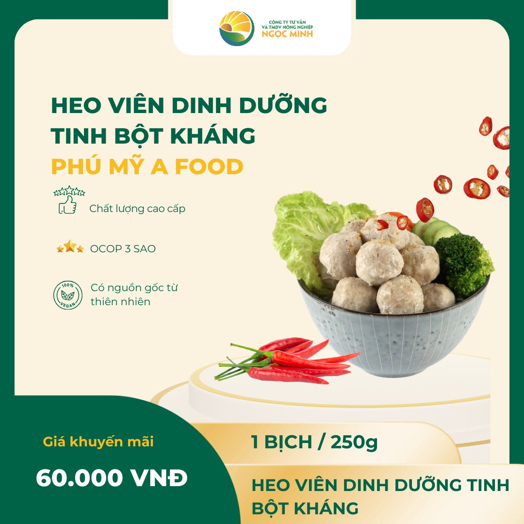  Heo viên AFood tinh bột kháng 250g 