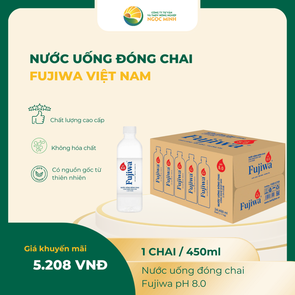  Nước Fujiwa pH 8.0 450ml 