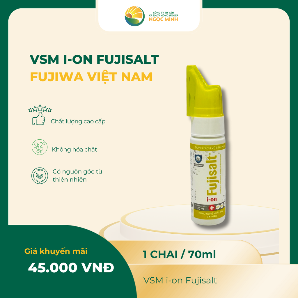  Dung dịch vệ sinh mũi i-on Fujisalt 70ml 