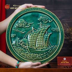 Đĩa Trưng Bày Thuận Buồm Xuôi Gió
