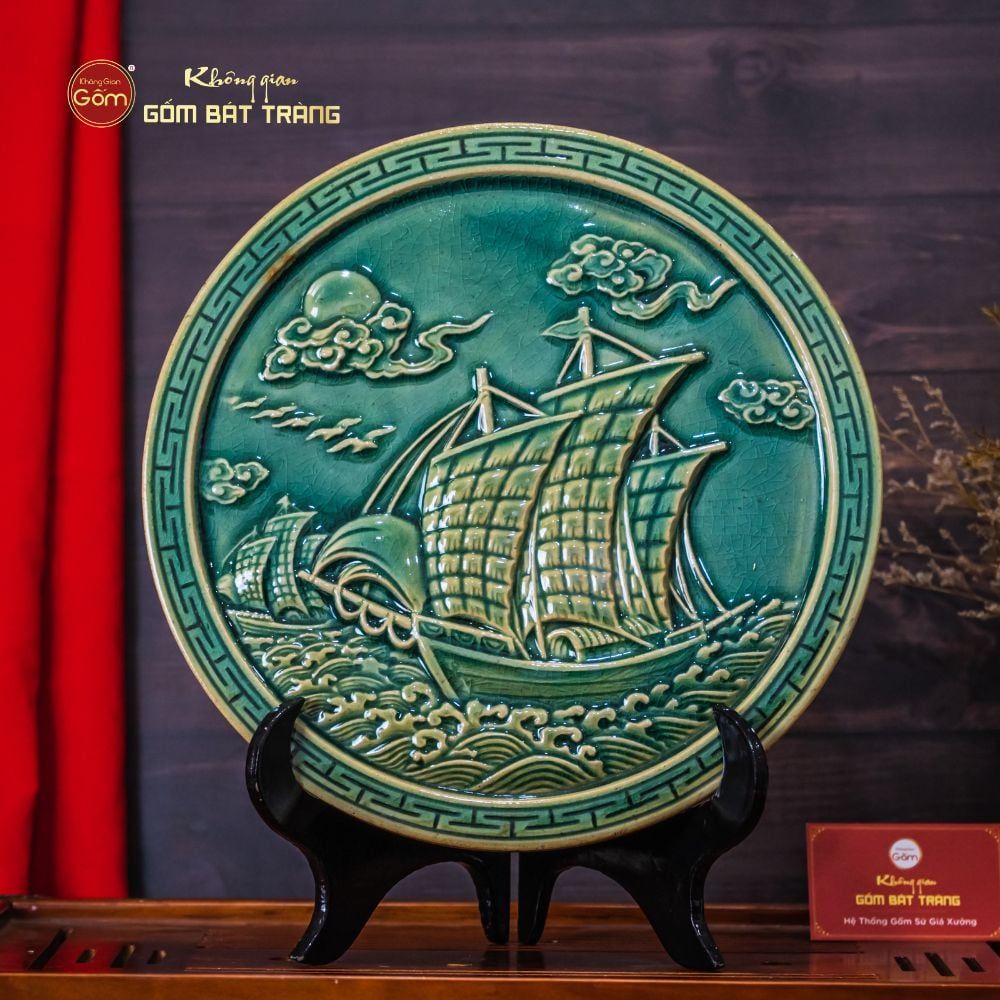 Đĩa Trưng Bày Thuận Buồm Xuôi Gió