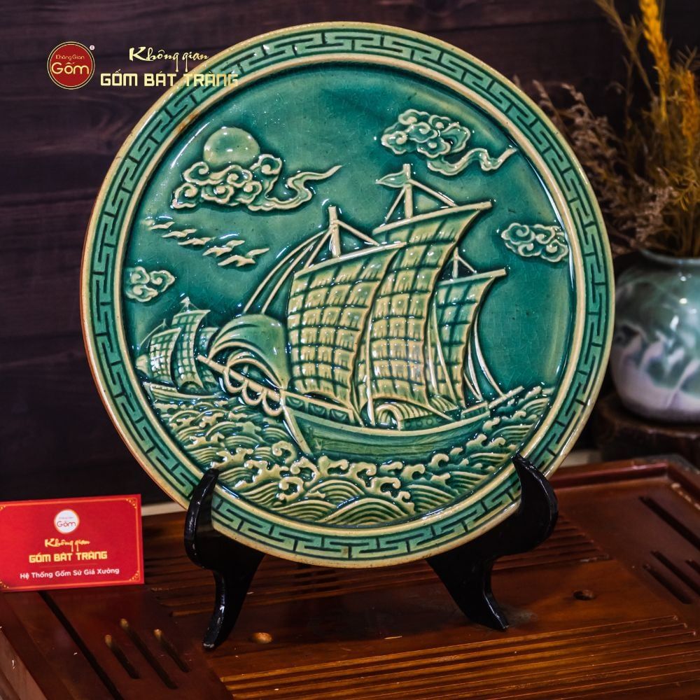 Đĩa Trưng Bày Thuận Buồm Xuôi Gió