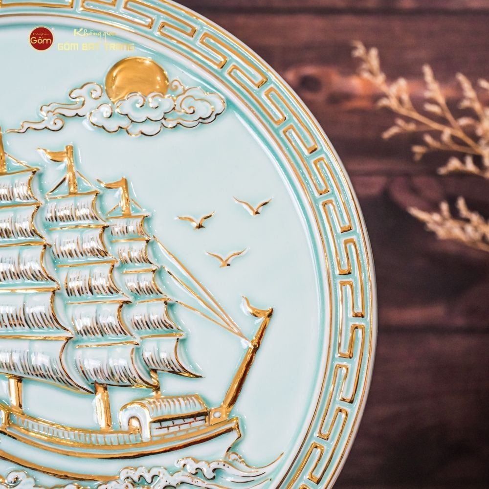 Đĩa Trưng Bày Thuận Buồm Xuôi Gió