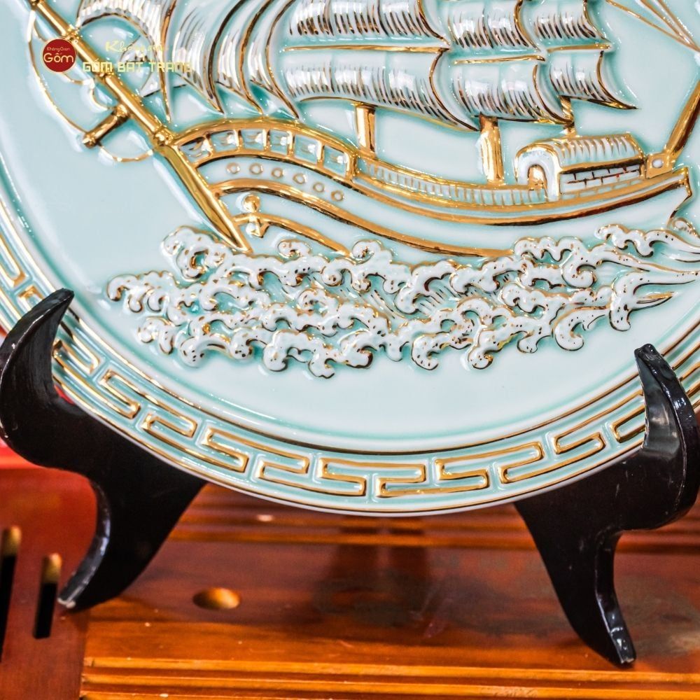 Đĩa Trưng Bày Thuận Buồm Xuôi Gió