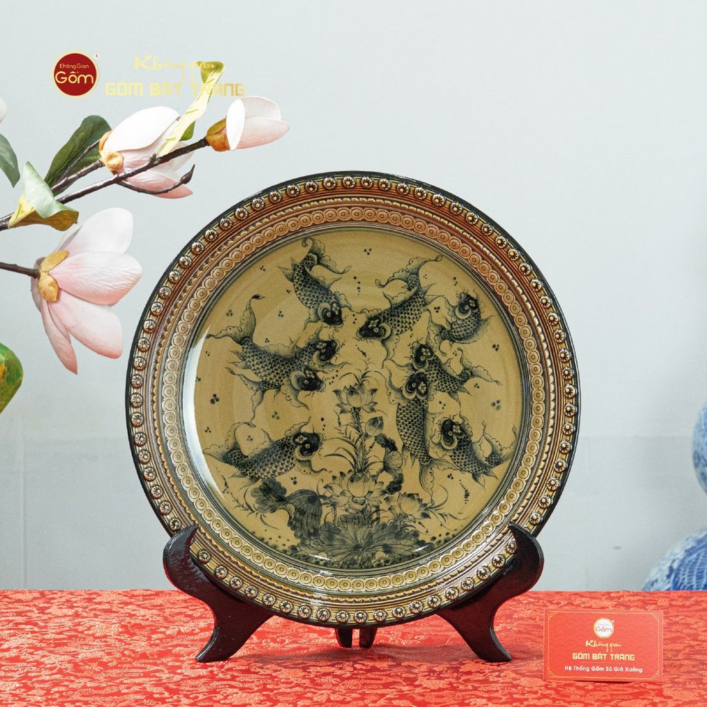 Đĩa Trưng Bày Cửu Ngư Quần Hội