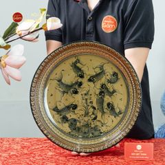 Đĩa Trưng Bày Cửu Ngư Quần Hội