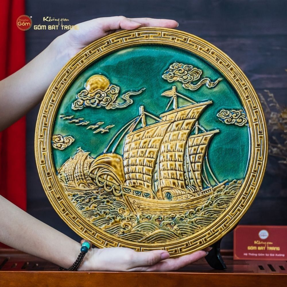 Đĩa Trưng Bày Thuận Buồm Xuôi Gió
