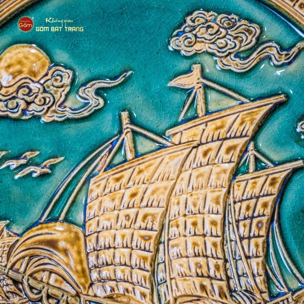 Đĩa Trưng Bày Thuận Buồm Xuôi Gió
