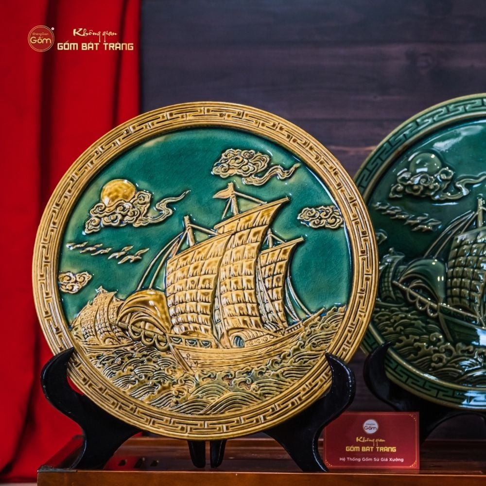 Đĩa Trưng Bày Thuận Buồm Xuôi Gió