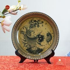 Đĩa Trưng Bày Cá Chép Hoa Sen