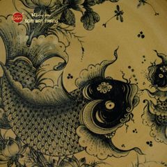 Đĩa Trưng Bày Cá Chép Hoa Sen