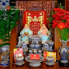 Bộ Đồ Thờ Thần Tài Thổ Địa Men Rạn