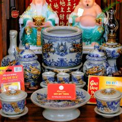 Bộ Đồ Thờ Thần Tài Thổ Địa Men Rạn