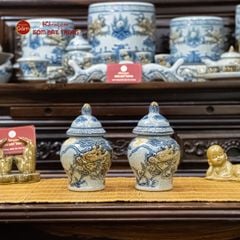 Chóe Thờ Men Rạn Họa Tiết Rồng