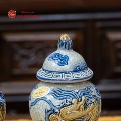 Chóe Thờ Men Rạn Họa Tiết Rồng