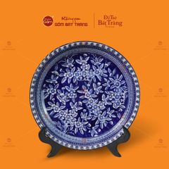 Đĩa Trưng Bày Hoa Đào Nở Rộ