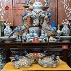 Hạc Thờ Men Rạn (Chiếc)