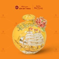 Quả Hút Lộc Men Vàng Vẽ Vàng Thuân Buồm Xuôi Gió