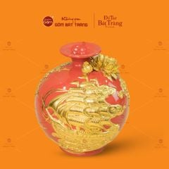 Quả Hút Lộc Men Đỏ Dát Vàng Thuận Buồm Xuôi Gió