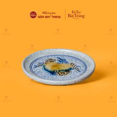 Bộ Ấm Chén Thờ Men Rạn Họa Tiết Hoa Đào