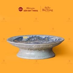 Mâm Bồng Men Rạn Họa Tiết Long Phụng Trình Tường