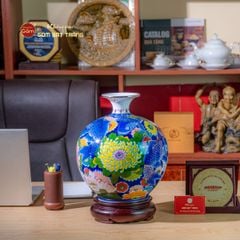 Quả Hút Lộc Vẽ Vàng Ngũ Ngư Chiêu Tài Tứ Hoa Phú Quý