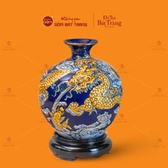 Quả Hút Lộc Đắp Nổi Vẽ Vàng Cá Chép Hóa Rồng