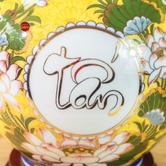 Quả Hút Lộc Vẽ Vàng Hoa Phú Quý Tấn Tài Tấn Lộc