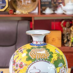 Quả Hút Lộc Vẽ Vàng Hoa Phú Quý Tấn Tài Tấn Lộc