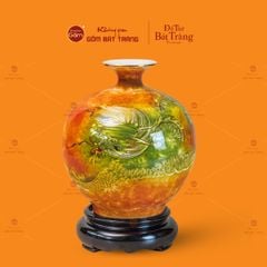 Quả Hút Lộc Màu Vẽ Vàng Rồng Huyết Long