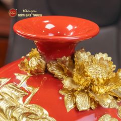 Quả Hút Lộc Men Đỏ Dát Vàng Thuận Buồm Xuôi Gió