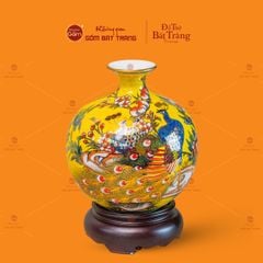 Quả Hút Lộc Men Vàng Vẽ Vàng Công Đào