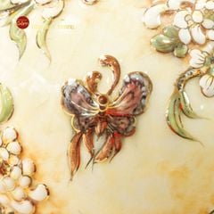 Quả Hút Lộc Cổ Nhỏ Đắp Nổi Vẽ Vàng Ngàn Hoa
