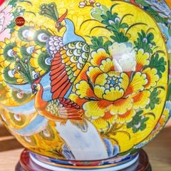 Quả Hút Lộc Nhị Cảnh Vẽ Vàng Công Đào Mã Đáo Thành Công