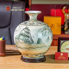 Quả Hút Lộc Nhị Vẽ Vàng Thuận Buồm Xuôi Gió Công Đào
