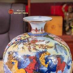 Quả Hút Lộc Nhị Cảnh Vẽ Vàng Thuận Buồm Mã Đáo Thành Công