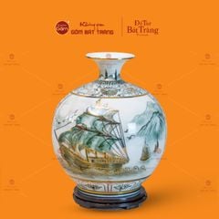 Quả Hút Lộc Nhị Vẽ Vàng Thuận Buồm Xuôi Gió Công Đào