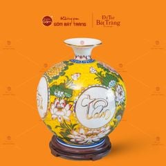 Quả Hút Lộc Vẽ Vàng Hoa Phú Quý Tấn Tài Tấn Lộc