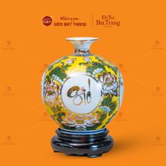 Quả Hút Lộc Vẽ Vàng Hoa Phú Quý Thuận Buồm Xuôi Gió