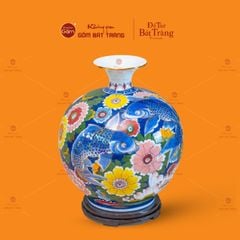 Quả Hút Lộc Vẽ Vàng Ngũ Ngư Chiêu Tài Tứ Hoa Phú Quý